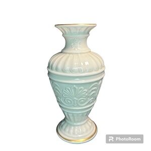 VINTAGE Lenox Vase (Athenian Collection) Embossed Floral With Gold Trim